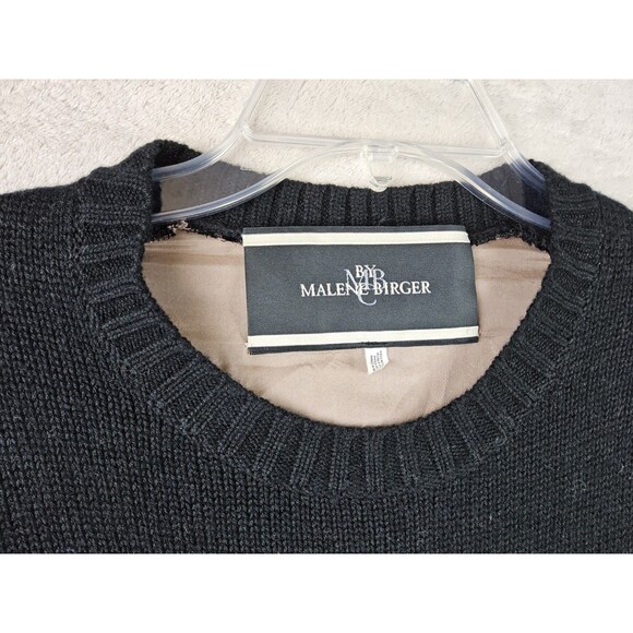 Malene Birger Women's 100% Merino Wool Lace Back Sweater Size XS - Picture 4 of 5